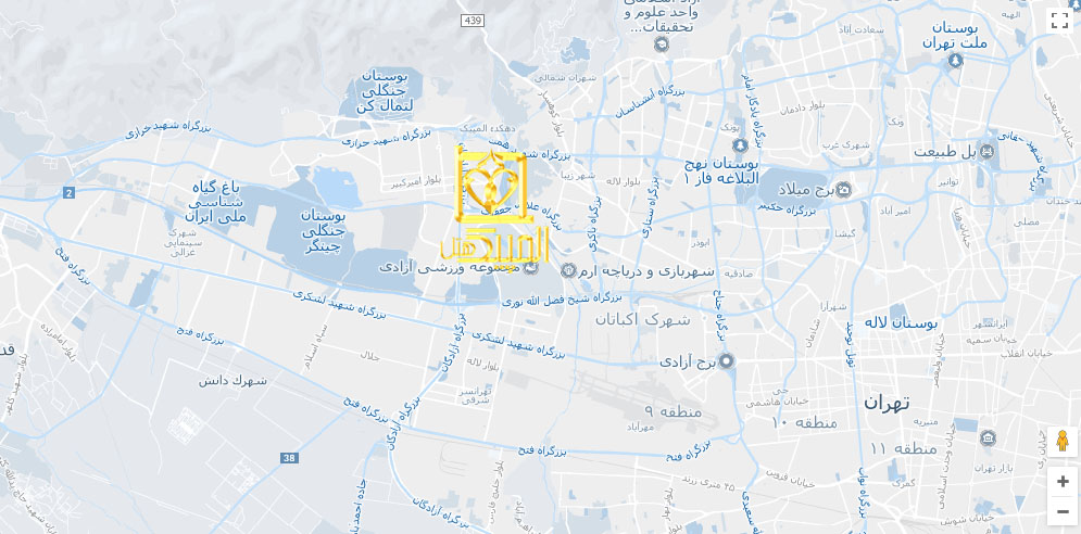 کروکی هتل المپیک تهران